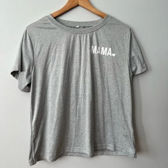 MAMA Short Sleeve T-Shirt | Grey |  XL - Picture 1 of 4